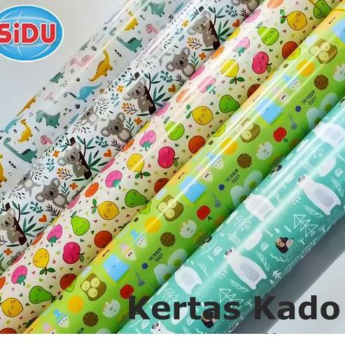 

Update Gembira Kertas Kado Glossy SIDU Motif Kartun (50 lembar)