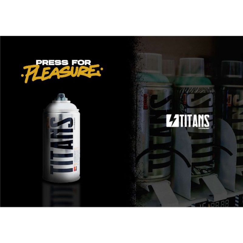 TITANS spray paint grafiti Cat Semprot 300ml