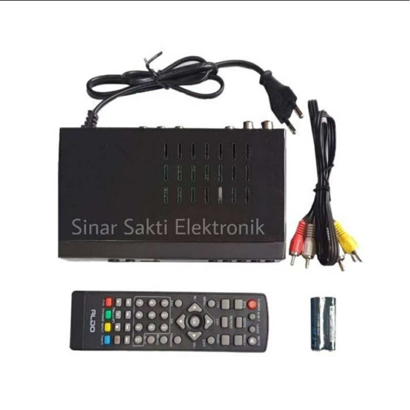 Set Top Box STB Full HD Analog ke TV Digital DVB T2 ALDO WIFI Youtube Tiktok DVBT2