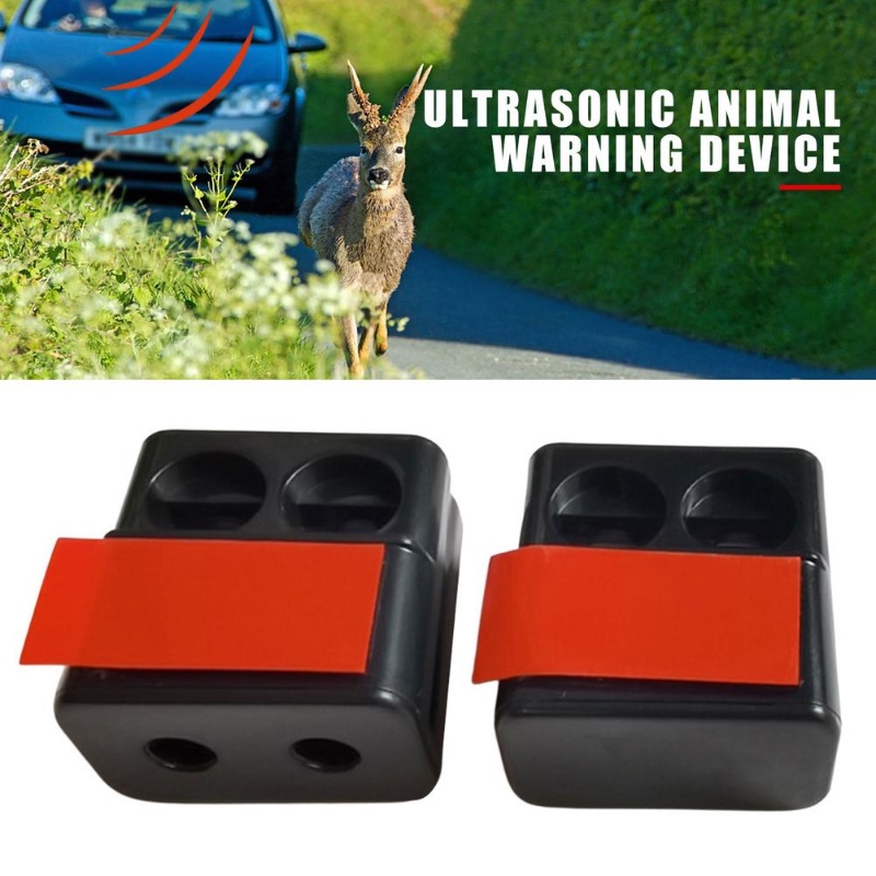 2pcs Aksesoris Mobil Pengaman Peluit Hewan Sirens Fisik Ultrasonic Deer Repeller Anti-Tabrakan Alarm Untuk Mobil Truk Motor Outdoor Whistle Alert Horn Device