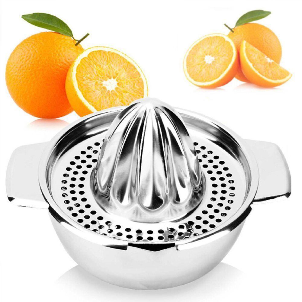 Solighter Fruit Juicer Stainless Steel Portable Kitchen Gadget Alat Pembuat Jus Buah Manual