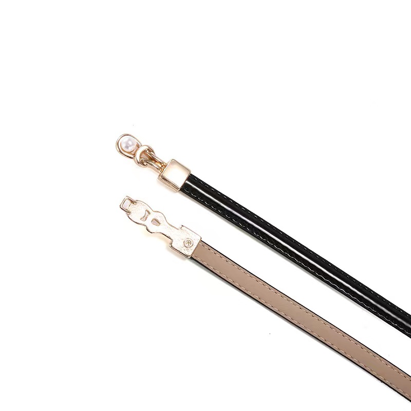 Ikat Pinggang Wanita Polos THIN KECIL Fashion Kulit PU Gasper Sabuk Cewek