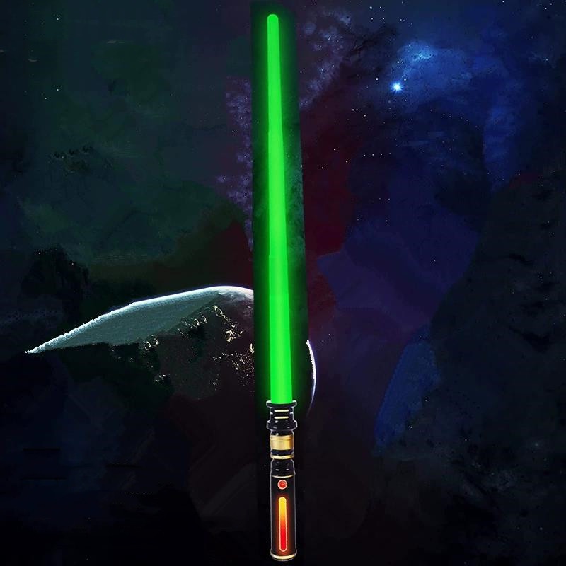 &lt;Tersedia&gt; 78CM Star Wars Lightsaber Teleskopik LED Light Stick Darth Vader Cosplay Halloween Role Play Boys Toy