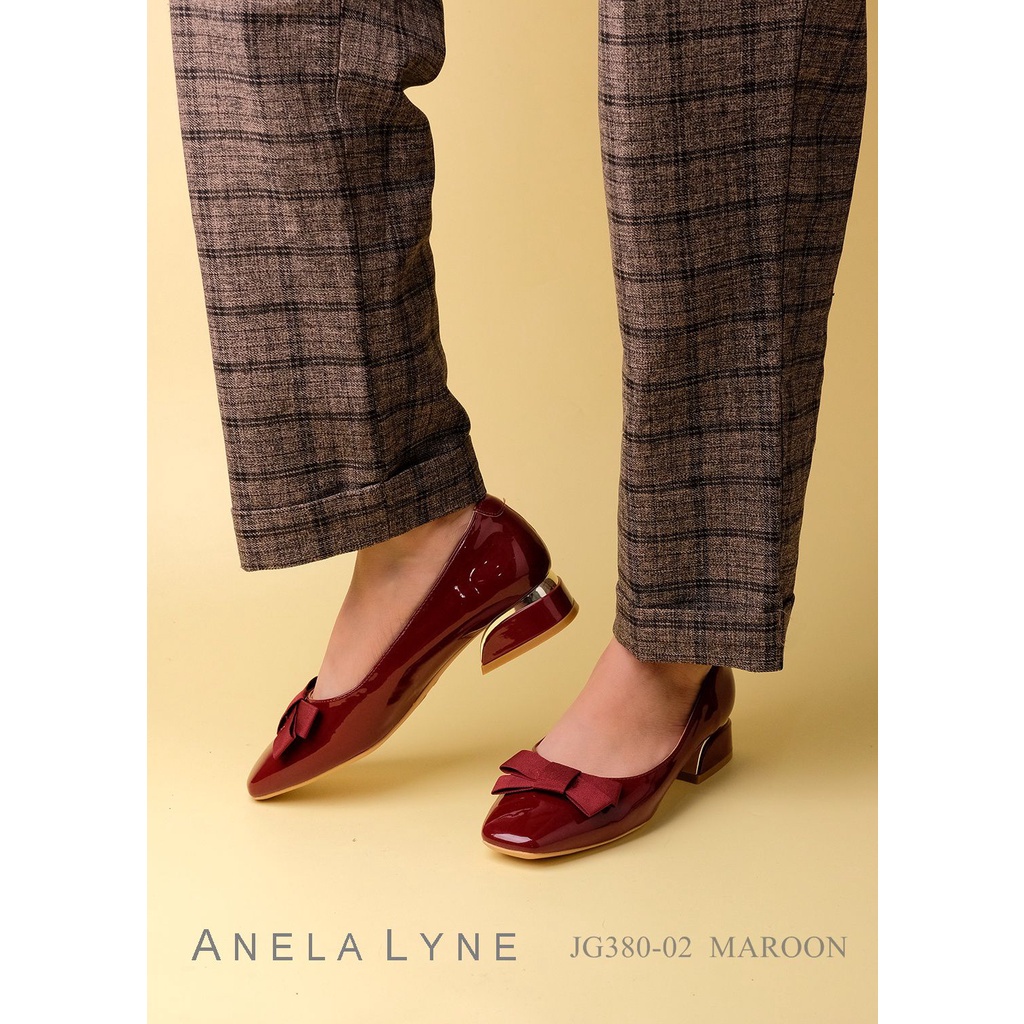 G380-02 ANELA LYNE BECKA SEPATU GLOSY CEWEK BEST SELLER NM