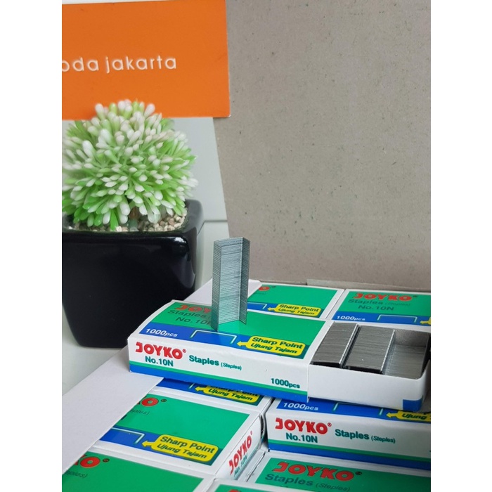 STAPLES JOYKO NO.10 KECIL ISI STEPLER HEKTER NO.10-1N 1 BOX ISI 20 PCS