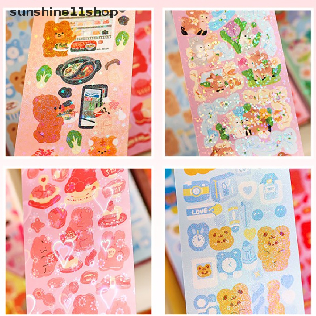 Sho 10lembar Stiker Jurnal Flora Junk Dekorasi Bahan Scrapbooking Alat Tulis Kpop Korea Postcards Sticker N