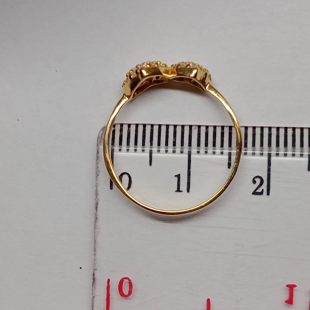 Cincin emas 17k - 1.4 gr kadar 750 - 4178