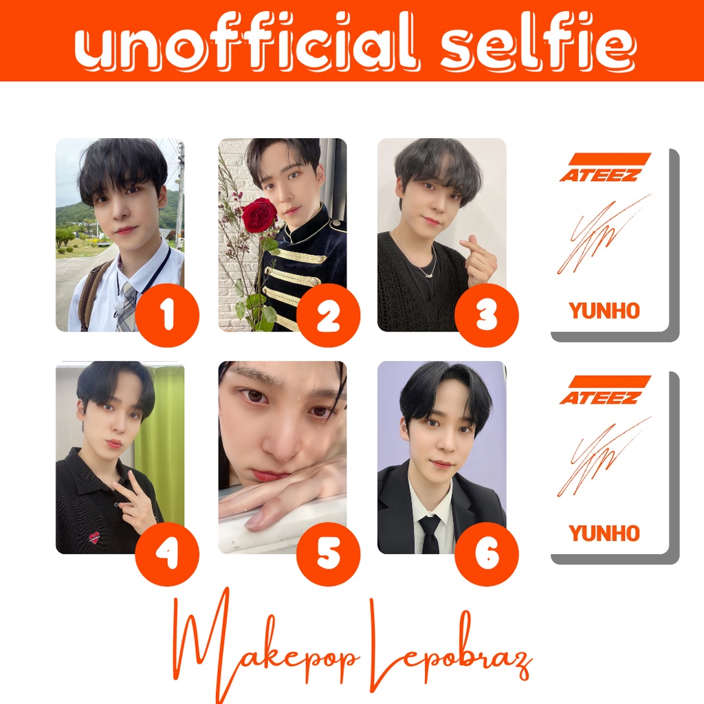 [PART 2] [MIN. 5 PC] ATEEZ UNOFFICIAL SELFIE - BOYFRIENDABLE PC SEONGHWA YEOSANG WOOYOUNG YUNHO