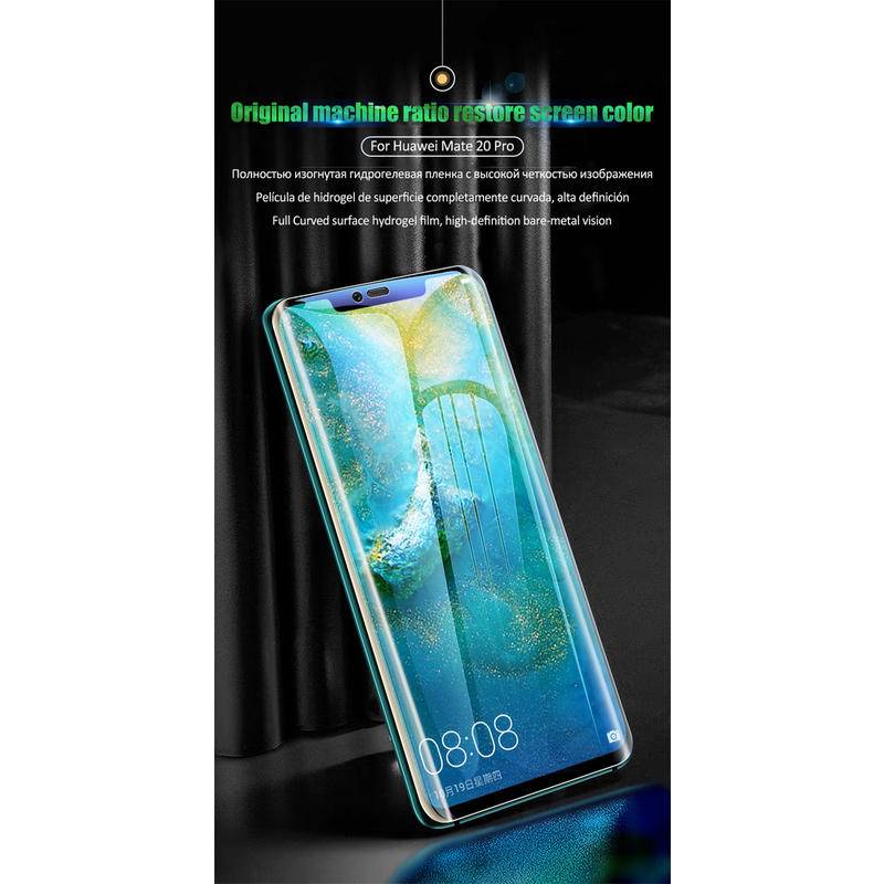 3pcs Untuk Huawei Mate 30 20 10 Pro Lite Pelindung Layar Hydrogel Film Bukan Kaca Untuk Huawei P40 P30 P20 Lite Pro Y6 Y7 Y9 Prime Pro 2019