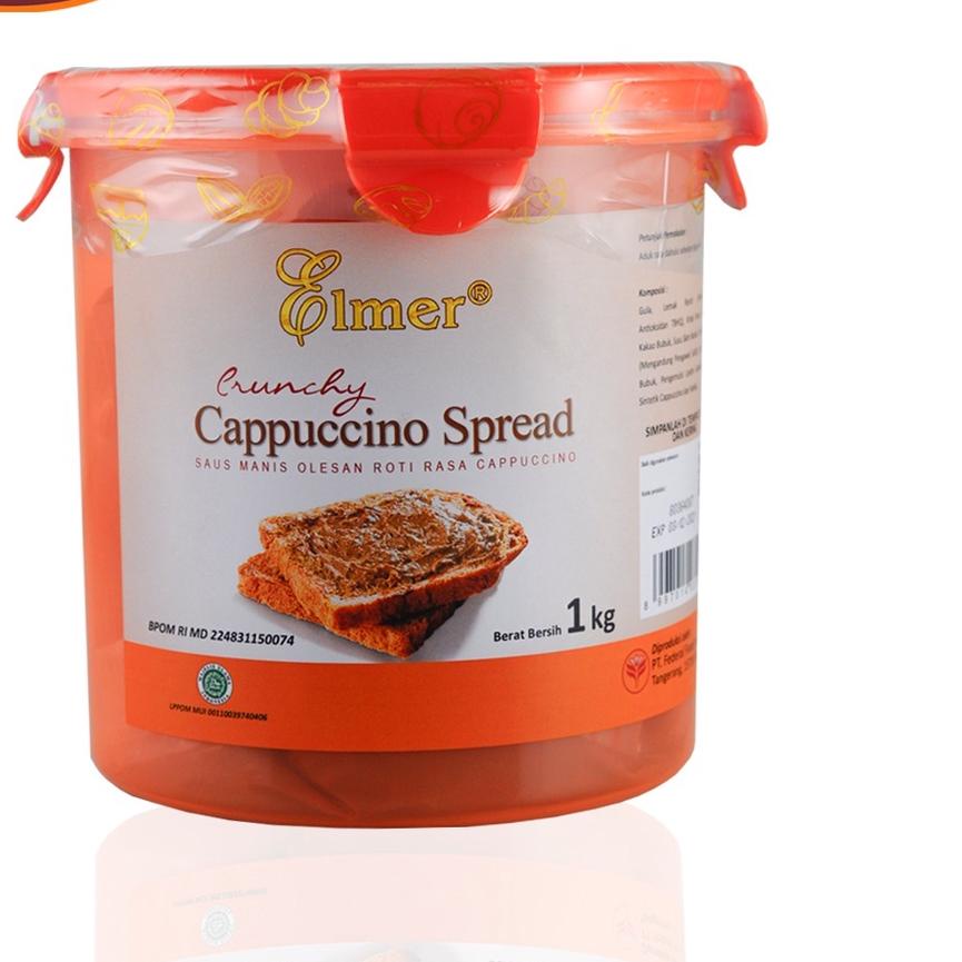 

☃ Elmer Spread Crunchy Cappucino 1 kg | Selai Roti, Kue, Bolu ❇