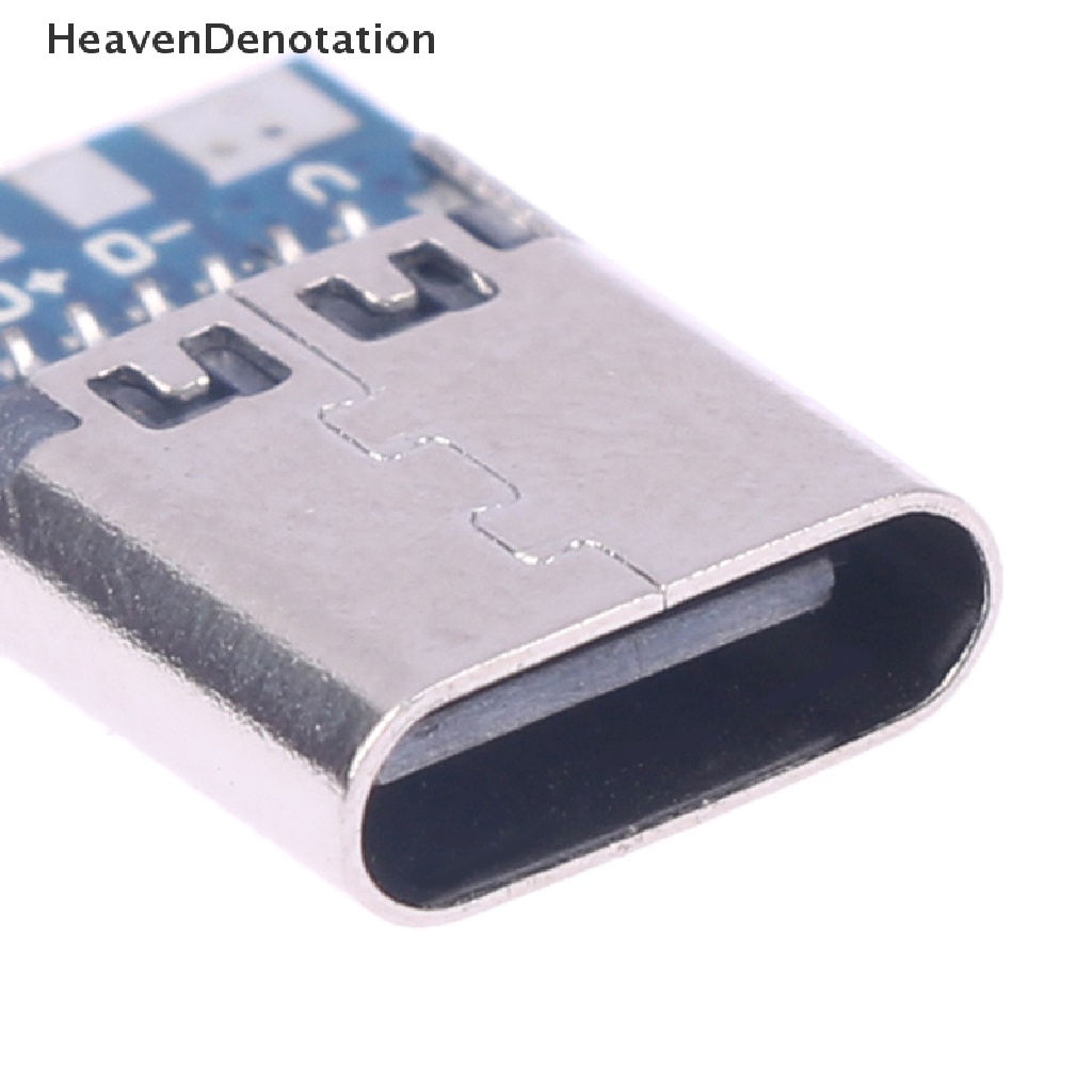 [HeavenDenotation] 5pcs Kawat Las Tipe-C 14P Dengan Papan PCB Charging Data Line Kepala Wanita HDV