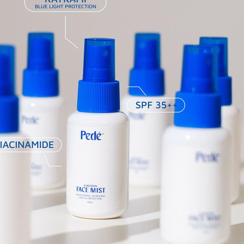 ➨ PEDE - Sunscreen Facemist | Moisturizing with SPF - 60 ML ♦