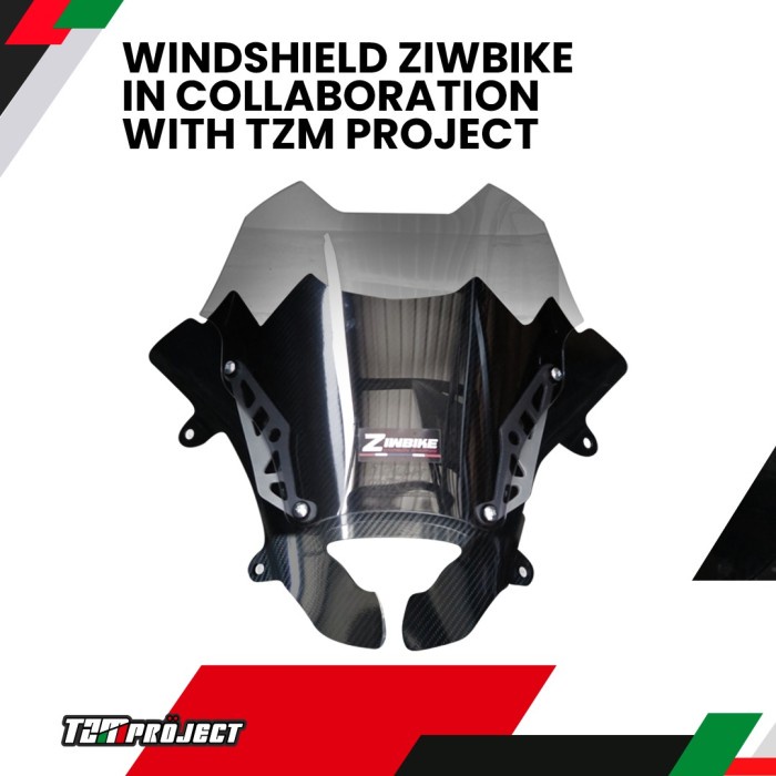 Terlaris Windshield Ziwbike In Collaboration With Tzm Project Pcx 160