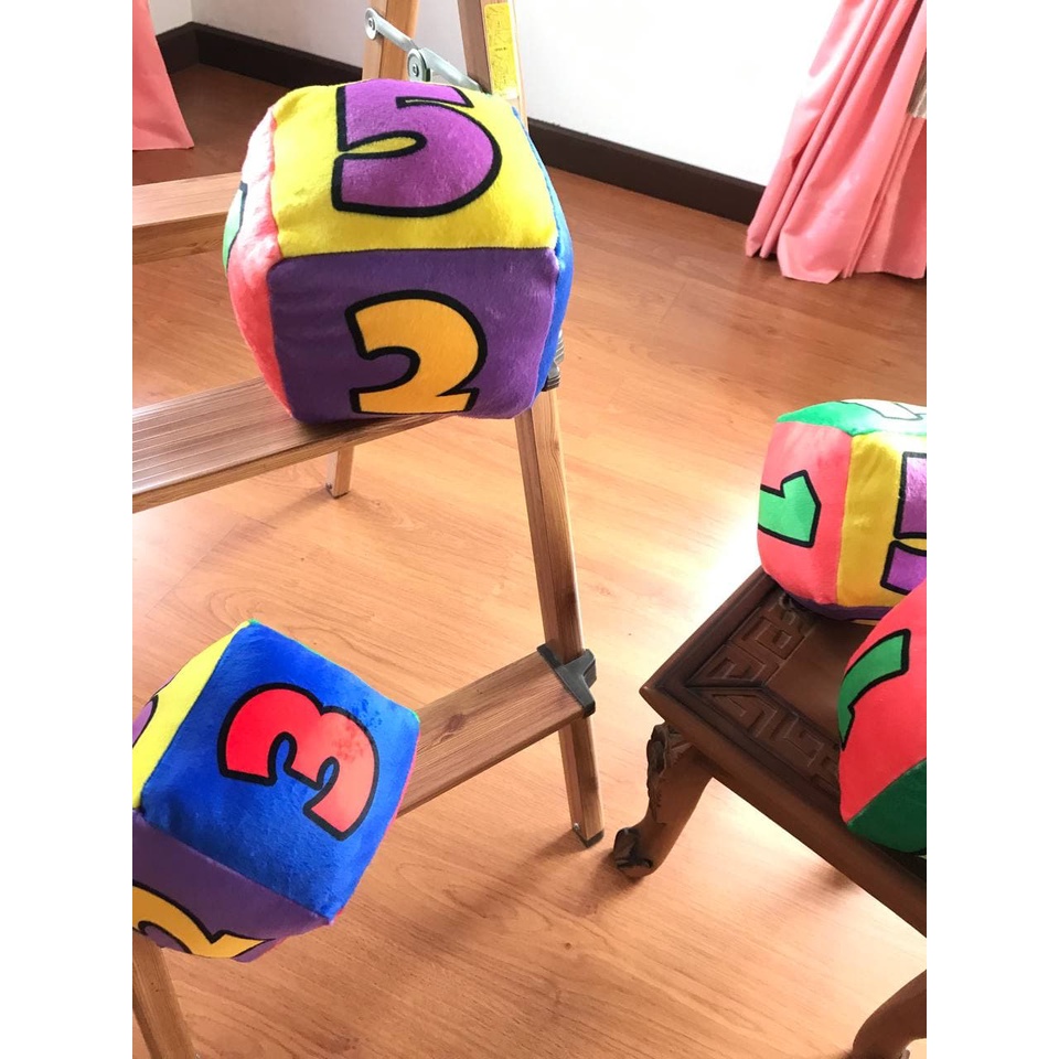RB22 Boneka Dadu Jumbo SNI 15x15cm Motif Angka Cerah