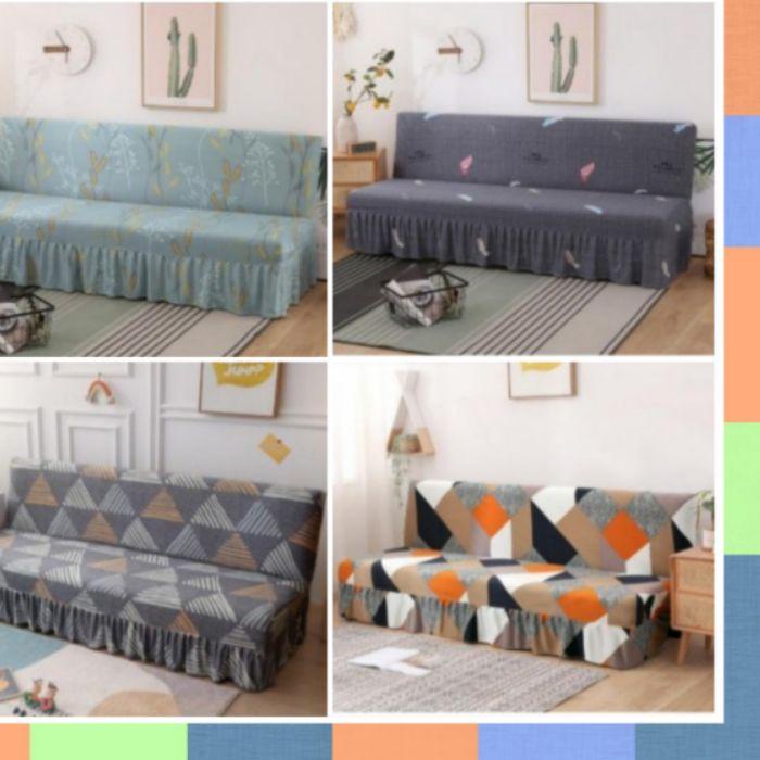 ♫ COVER SOFA BED INOAC SARUNG SOFA BED ELASTIS  COVER SOFA BED ELASTIS ❉
