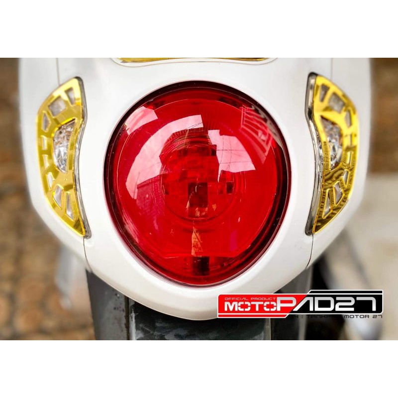 Garnish New Scoopy garnis Cover Sen Belakang Honda New Scoopy 2021 - 2023