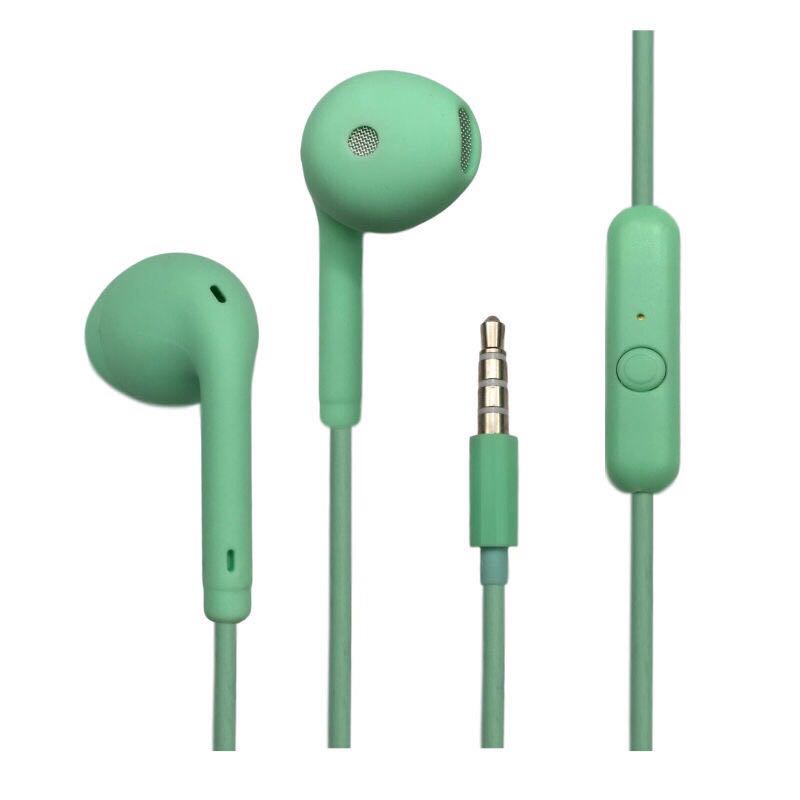 Universal 3.5mm Macaron In-ear Wired Earphone Dengan Mic/Earplug Olahraga Stereo/Pengurangan Kebisingan Tiga Generasi Headse In-ear Earphone/Penjualan Panas