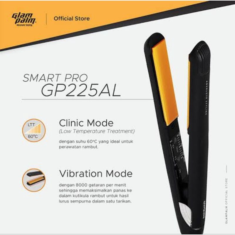 Glampalm Catokan Pelurus Rambut / Hair Straightener GP225AL (preloved)