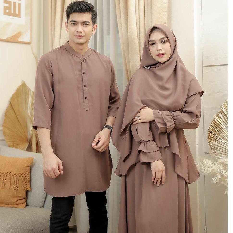 Harga Spesial R.A - Ria Ricis Couple l Setelan Baju Ricis Ryan Lebaran Couple Fashion Terbaru