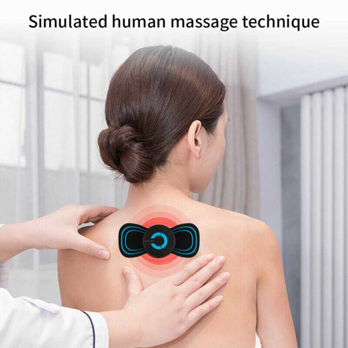 alat pijat leher elektrik EMS mini neck massager akupuntur 2B