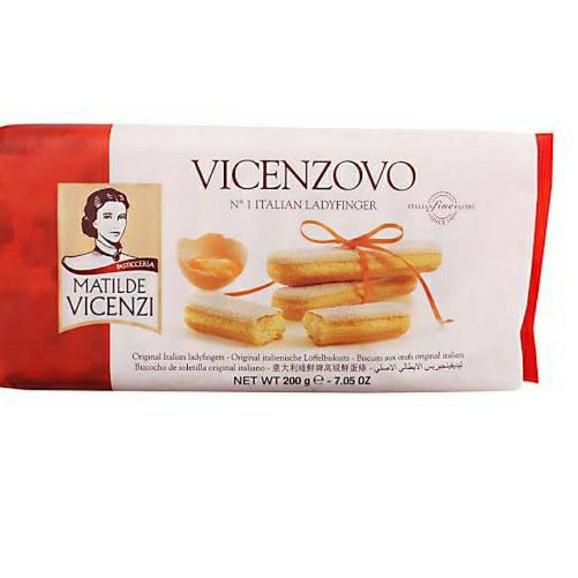 

QualityControl⭐-Vicenzovo Biskuit tiramisu / biskuit ladys finger vicenzovo 200gr