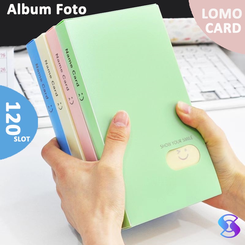 TEMPAT ALBUM KARTU NAMA PHOTO LOMO CARD 120SLOT