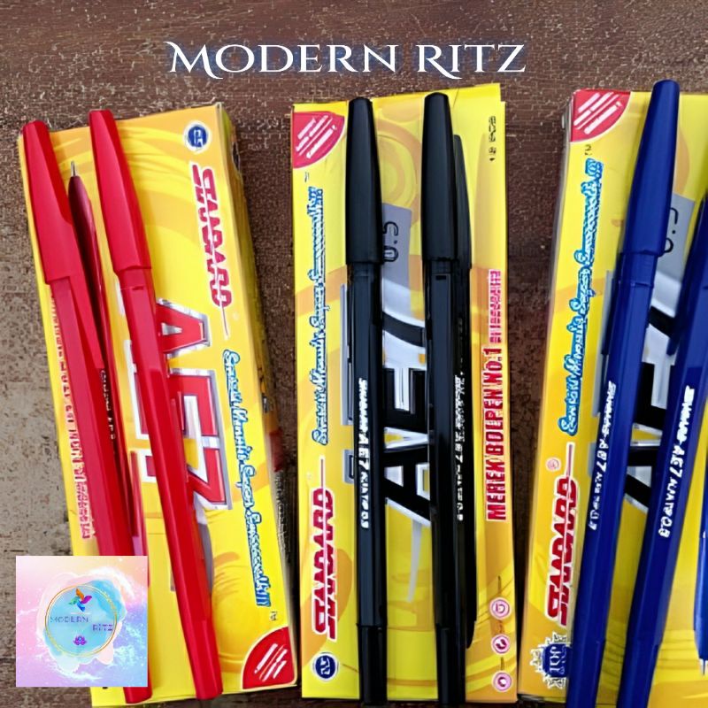 

Pulpen Standar AE 7/ Pen Standard AE 7 berukuran 0.5mm (12 Pcs) Berbagai macam varian