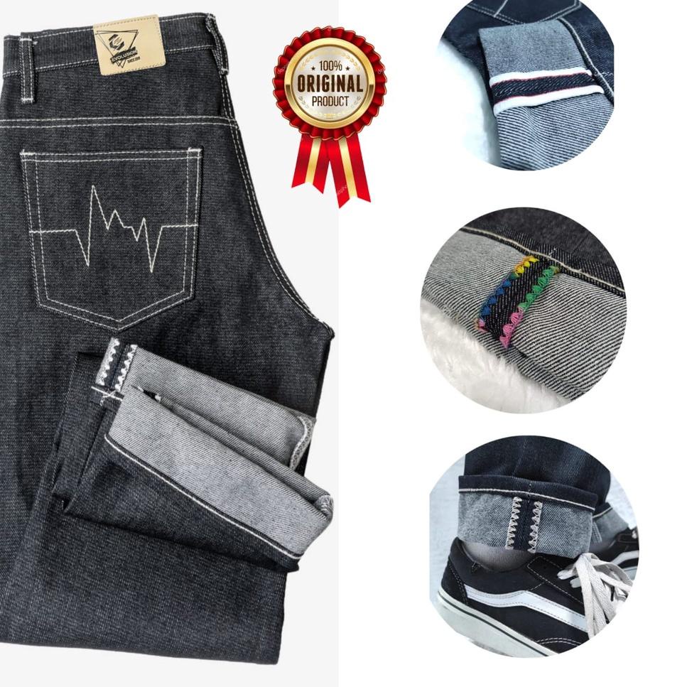 TERLARIS SELVEDGE CELANA SELVEDGE EVOLUSION DENIM SELVEDGE/SELVEDGE DENIM ACCENT 15 OZ/KONVEKSI SELV