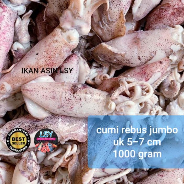 

۞ ikan asin cumi rebus/ sotong rebus size jumbo 1kg ♫