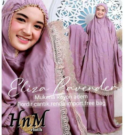➭ HM MUKENA ELIZA /MUKENA RAYON/MUKENA SLETING/BORDIR IMPORT/SOLO//SUTRA/ ✩
