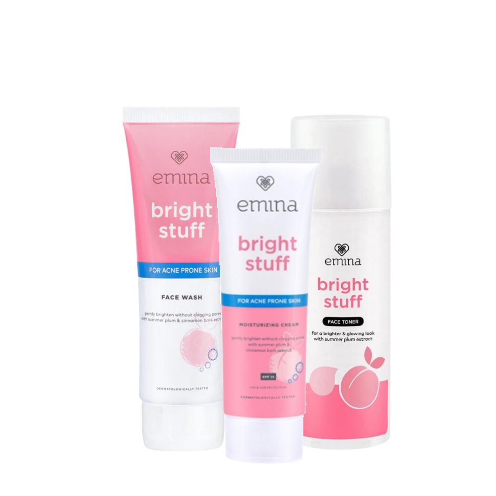 Emina Bright Stuff Face Wash / sabun wajah emina Skincare Series