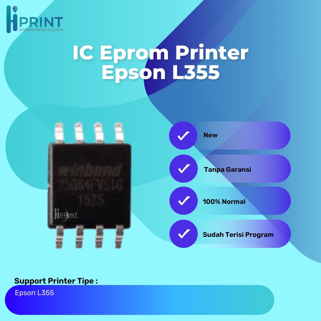 IC Eprom Epson L355, IC Eeprom Reset Epson L355, Resetter Printer Epson L355 New