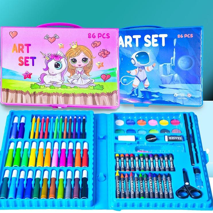

Pusat Termurah Mocababy Crayon Anak Set 86pcs / Krayon Mewarnai Anak 86pcs / Pensil Warna Set 86pcs