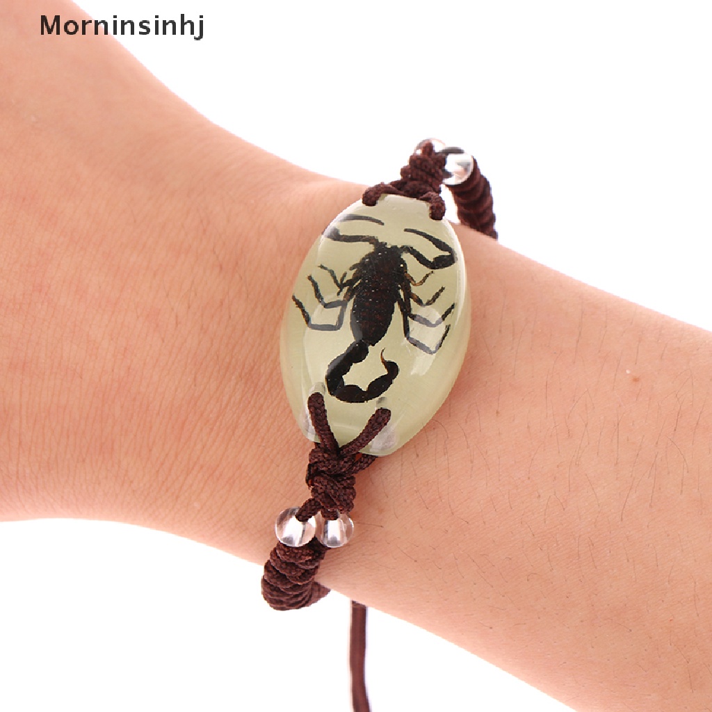 Mornin Glow In The Dark Handmade Resin Charm Gelang Bercahaya Kumbang Serangga Gelang Pria Wanita Perhiasan Hadiah Bercahaya Serangga Amber Dikepang Gelang id