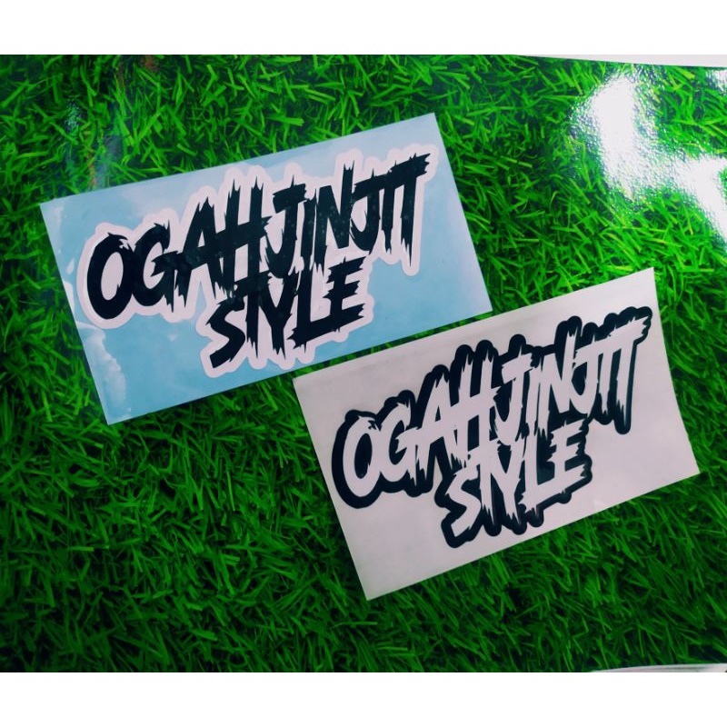 

Cutthing sticker OGAH JINJIT STYLE, stiker viral