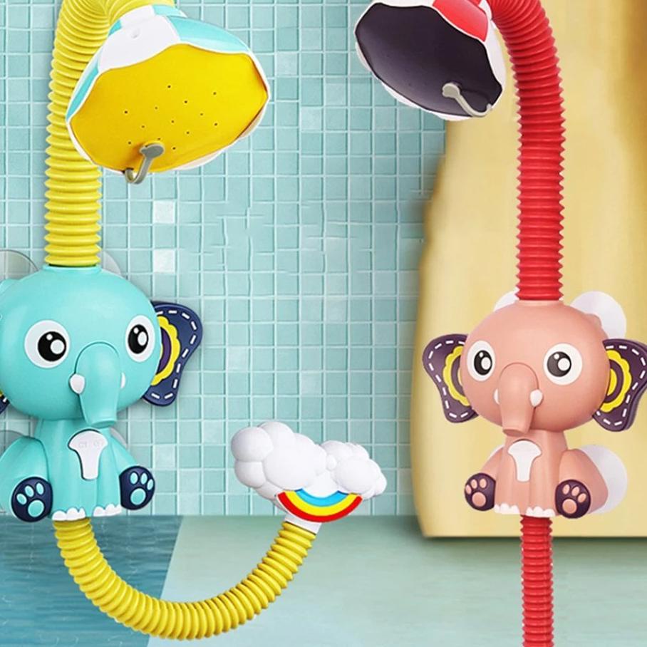 ← QH-Mainan Mandi Anak Pancuran Bentuk Gajah/Mainan Mandi Elektrik untuk Bayi Buth Shower ✿