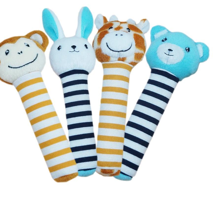 ☛ Little Friends Boneka Rattle Stick LFR2010 LFR2020 LFR2030 LFR2040 ✧