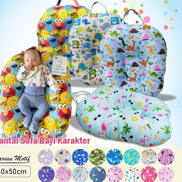 ✴ Bantal Sofa Bayi Anti Gumoh Bantal Duduk Bayi Tempat Tidur Bayi Motif Karakter ♥
