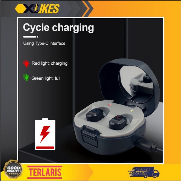 Terlaris Q68 Premium Hearing Aid - Alat Bantu Dengar Pendengaran Charger Usb