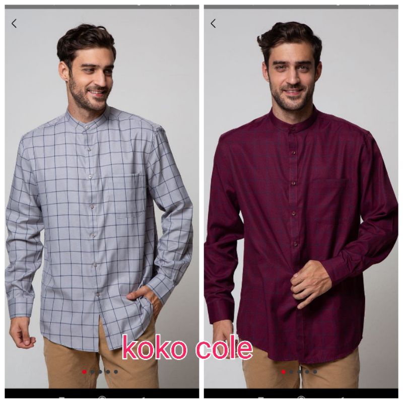 baju koko cole lengan panjang regular