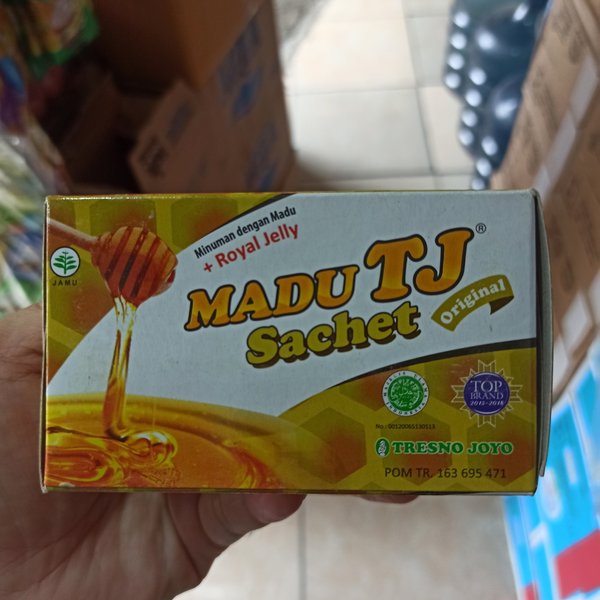 

Madu TJ Sachet 1 Box isi 12 Sachet
