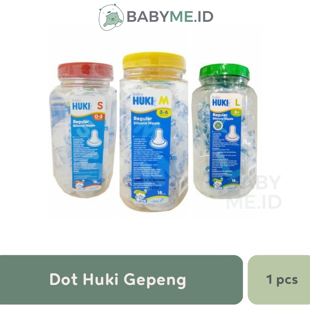 Huki Dot Gepeng Silicone Nipple