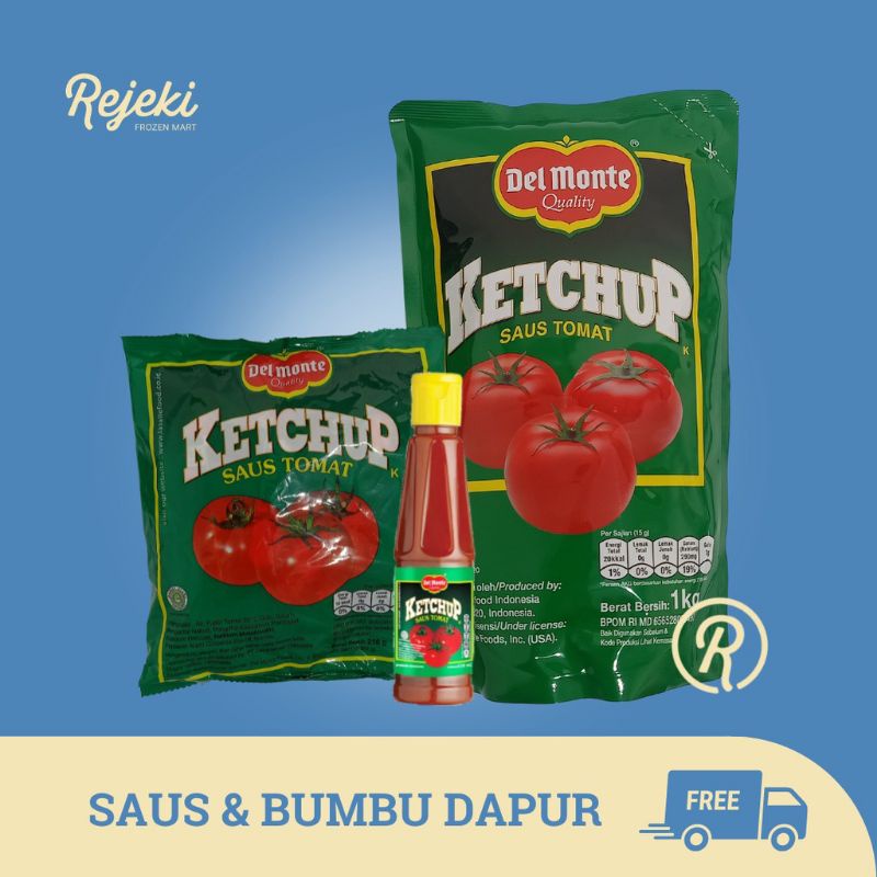 

DelMonte Saus Tomat Tomato Ketchup - Rejeki Frozen Mart