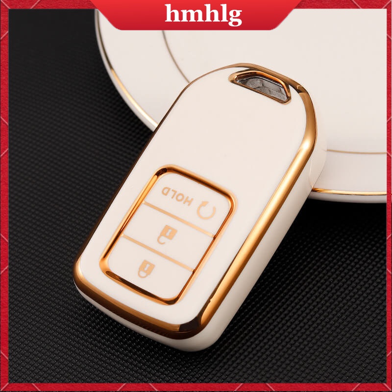 [Tersedia] Untuk Honda City Turbo Civic Accord Fit Crider CRV Urv XRV Soft TPU Case Cover Key Holder Aksesoris Kunci Mobil