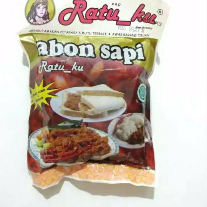 

۝ Abon Sapi Cap Ratu_ku isi 100gram PerPak isi 10pieces ♬