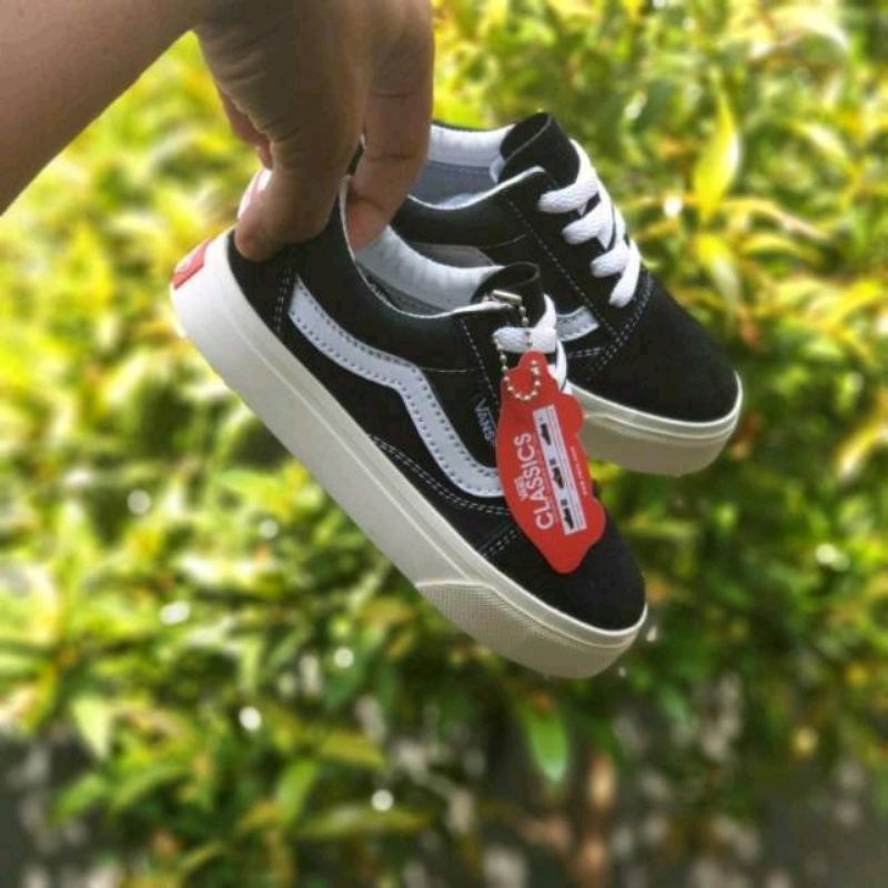 Sepatu Anak Vans Old Skool OG Laki Laki Perempuan Sepatu Sneaker Anak Cowo Cewe Sepatu Anak Sekolah Berkualitas