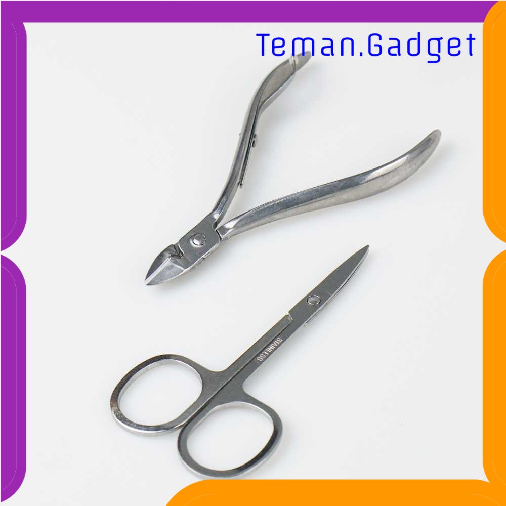 TG - PRW Nail Art Set Gunting Kuku Manicure Pedicure 19 PCS - i7000D