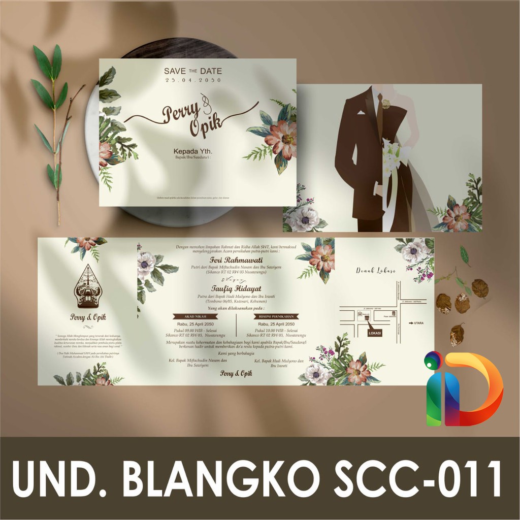 SCC 011 Blanko Undangan | Blangko Undangan | Undangan Murah