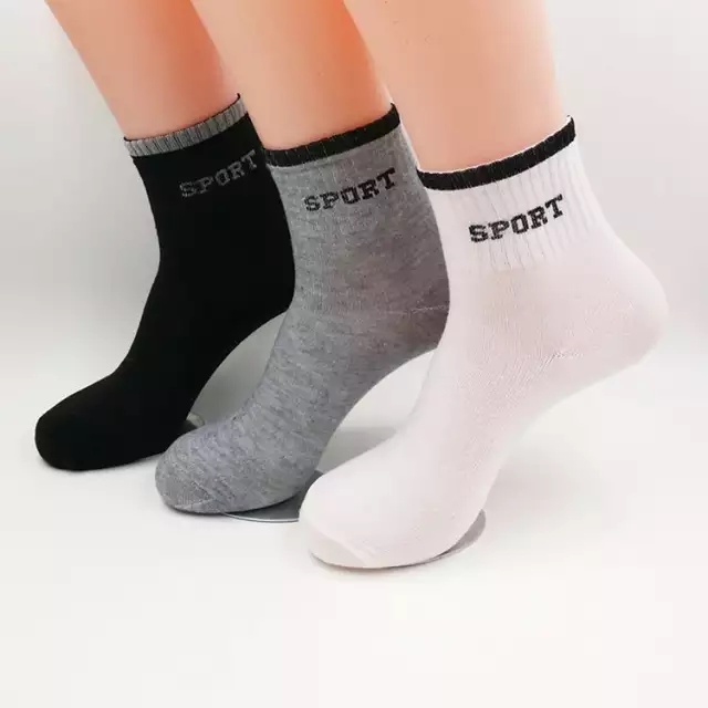 KAOS KAKI SPORT PENDEK 3/4 DEWASA PRIA/WANITA MOTIF SIMPLE