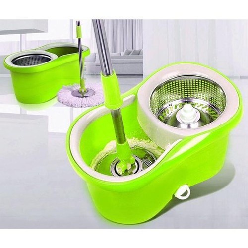 Rotary Mop Spin Mop M-228 Alat Mengepel Pel Lantai Tebal Putar Otomatis Tanpa Peras